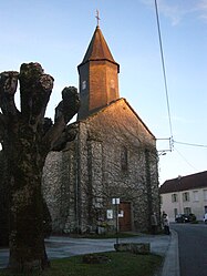 The church in Saint-Sornin-Leulac