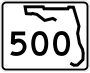State Road 500 marker