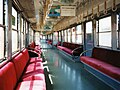 Interior view of a 5000 series operated by Gakunan Railway