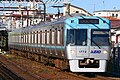 Blue-green liveried set 1722 in December 2022