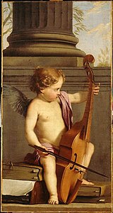 Laurent de La Hyre, Musician Putto, around 1649