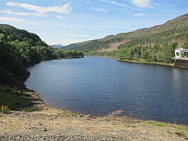 A photo of Loch Meig in summer.