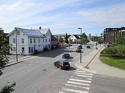 Ludgaardsvegen at Elverum square, 2022