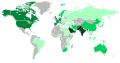 Image 12Distribution of Pakistani diaspora   Pakistan   + 1,000,000   + 100,000   + 10,000   + 1,000 (from Pakistanis)