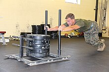 Sled push photo