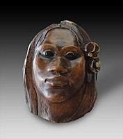 Tehura (Teha'amana), 1891–3, polychromed pua wood, Musée d'Orsay, Paris