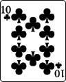 10 of clubs