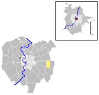 Position of the quartiere within the city of Rome