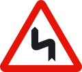 P-14b Dangerous curves, first to the left