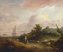 Coastal Landscape with a Shepherd and His Flock, (c. 1783–84), Yale Center for British Art