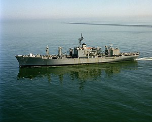 USS Sylvania (AFS-2) underway in 1982