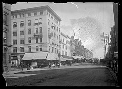 7th St. west side north from D, 1901