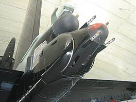The tail turret or "barbette" of a Boeing B-52 Stratofortress