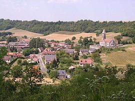 A general view of Braye-en-Laonnois