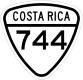 National Tertiary Route 744 shield}}