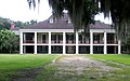 Destrehan Plantation near Destrehan, St. Charles Parish, Louisiana, built c. 1787, portions were altered in 1840 to reflect the Greek Revival style.