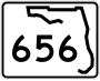 State Road 656 marker