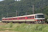 381系展望車 「愉快八雲」塗色（黑坂-根雨、2008年9月24日）