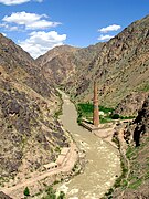 Minaret of Jam on the bank of the Hari Rud River