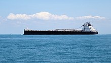 The John Boland in Lake St. Clair heading into the St. Clair River