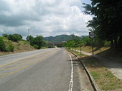 Scene in Barrio Portugués on Highway PR-503 heading northbound