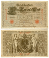 1000马克 – 红印章版，1910年4月21日