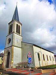 The church in Saulxures-lès-Nancy