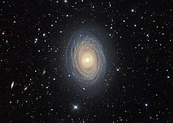 The spiral galaxy NGC 1398, which lies roughly 65 million light-years from Earth in the constellation Fornax. [7]