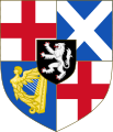 Arms of the Commonwealth of England from 1655 to 1659 during the Protectorate of Oliver Cromwell