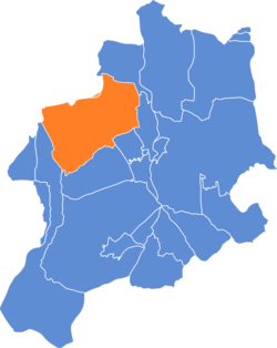 Location of Stare Bielsko within Bielsko-Biała