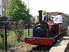 Locomotive "Cloister" passes the Kew Bridge Steam Museum garden in 2006