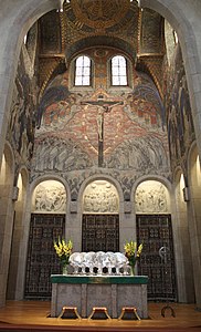 Altar of Engelbrekt Church in Stockholm, Sweden