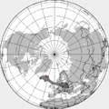Approximate depiction of the ash cloud at 18:00 UTC on 23 April 2010.