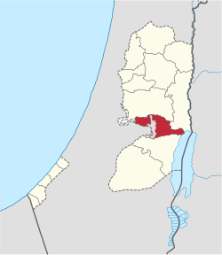 Location of Jerusalem Governorate