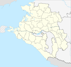 红波利亚纳在克拉斯诺达尔边疆区的位置