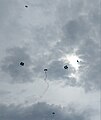 Parachute segment by RMAF personnel in RMAF open day.
