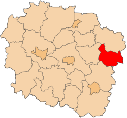 Location within the voivodeship