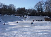 Amphitheater in winter