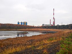 Pond from a former coal mine near Czyżówka
