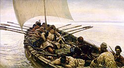 The Cossack Stenka Razin in the Caspian Sea (Vasily Surikov)