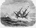 Illustration of the HMS Orpheus wreck