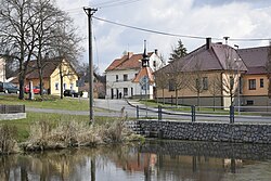 Centre of Všekary