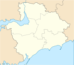 Dniprelstan is located in Zaporizhzhia Oblast