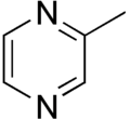 2-Methylpyrazine (found in roasted sesame)