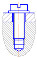 Example of screw joint