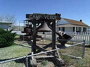 The Old Camp Verde Bell is located on the grounds of the historic 1916 George Hance House.