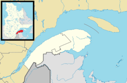 Paspébiac is located in Eastern Quebec