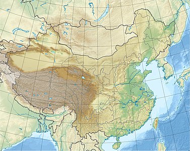 Geocoded File:China edcp relief location map.jpg (with paralleles and lattitudes)