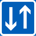 Passing place (on narrow roads) (formerly used )