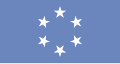 美国太平洋岛屿托管地旗 1965-1979 比例 10:19